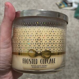 Bath & Body Works Cream Candle with Elegant Accents